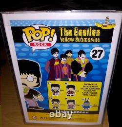 Funko Pop The Beatles John Lennon #27 Rare Vaulted Retired MINT With Protector