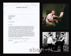 GEORGE MARTIN Autographed Signed Letter Beatles Paul McCartney John Lennon