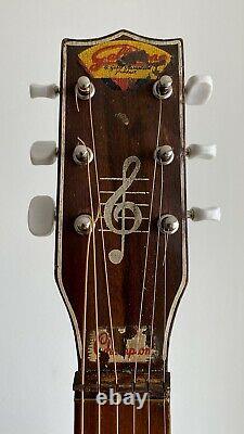 Gallotone champion vintage 50s acoustic guitar John Lennon Beatles Quarrymen