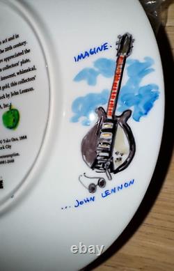 Gartlan John Lennon Beatles Self Portrait 1998 Collectors Plate ARTIST REMARQUED