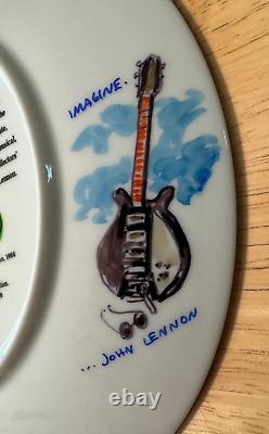 Gartlan John Lennon Beatles Self Portrait 1998 Collectors Plate ARTIST REMARQUED