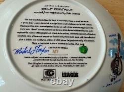 Gartlan John Lennon Beatles Self Portrait 1998 Collectors Plate ARTIST REMARQUED