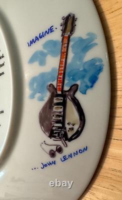 Gartlan John Lennon Beatles Self Portrait 1998 Collectors Plate ARTIST REMARQUED