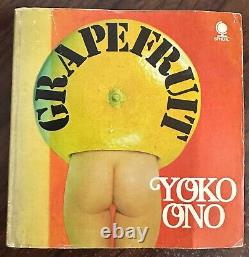 Grapefruit Paperback Sphere Book Yoko Ono 1971 Johnlennon The Beatles