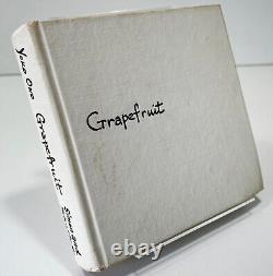 Grapefruit by Yoko Ono Intro by Beatles John Lennon 1970 Stated First Edition