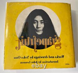 Grapefruit by Yoko Ono Intro by Beatles John Lennon 1970 Stated First Edition