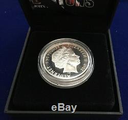 Great Britain 2010 £5 John Lennon Beatles Superb Proof Silver Coin In Box