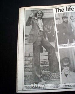 Great JOHN LENNON The Beatles Rock Band Singer Assassination 1980 New York Post