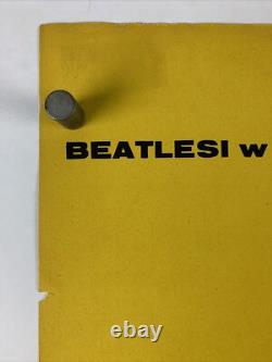 HELP Orig Polish Movie Poster (Fine) 1967 23x33 BEATLES John Lennon 7047