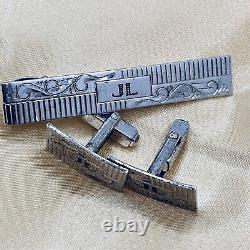 HOT? Beatles Auction -John Lennon Owned Cuff Links /Tie Clip Provenance & COA