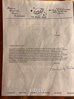 HOT? Beatles Auction -John Lennon Owned Cuff Links /Tie Clip Provenance & COA