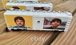HO scale train boxcar set THE BEATLES John Lennon Paul McCartney model railroad