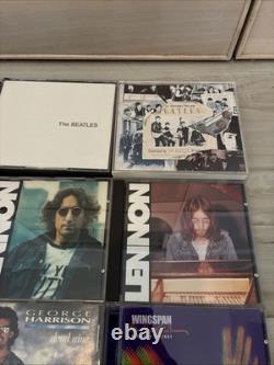 HUGE BEATLES CD LOT 27 Discs Yellow Submarine Paul McCartney John Lennon Box Set