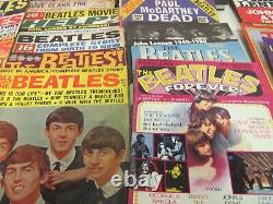 HUGE LOT Vintage BEATLES Magazines People Weekly John Lennon Mania Newsweek Gear