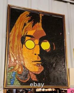 Hand Painting Of John Lennon Beatles