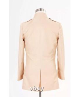 Handmade John Lennon Shea Stadium Beige The Beatles Jacket