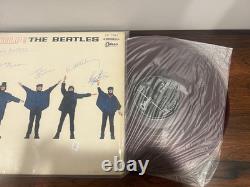 Help! Beatles Album Signed All 4 Japan Version Lennon McCartney Harrison
