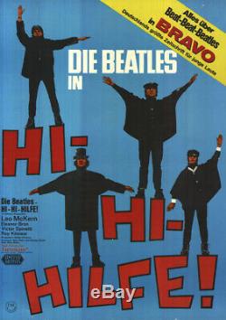 Hi-Hi-Hilfe! ORIGINAL A1 Kinoplakat Beatles / Paul McCartney / John Lennon