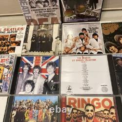 Huge Insane Beatles Paul Mccartney Ringo Star John Lennon Ringo Starr CD DVD Lot