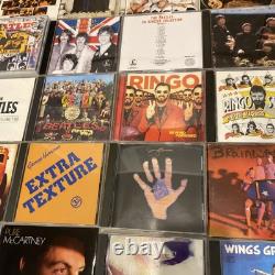 Huge Insane Beatles Paul Mccartney Ringo Star John Lennon Ringo Starr CD DVD Lot