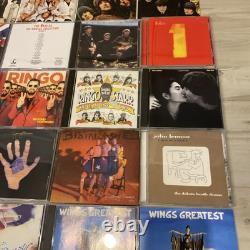 Huge Insane Beatles Paul Mccartney Ringo Star John Lennon Ringo Starr CD DVD Lot