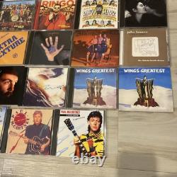 Huge Insane Beatles Paul Mccartney Ringo Star John Lennon Ringo Starr CD DVD Lot