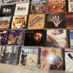 Huge Insane Beatles Paul Mccartney Ringo Star John Lennon Ringo Starr CD DVD Lot