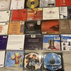 Huge Insane Beatles Paul Mccartney Ringo Star John Lennon Ringo Starr CD DVD Lot