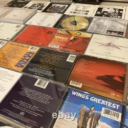 Huge Insane Beatles Paul Mccartney Ringo Star John Lennon Ringo Starr CD DVD Lot