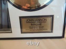 IMAGINE John Lennon Framed LIMITED EDITION NUMBERED Music LP Record Display