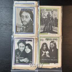 Iconic Rolling Stone Magazine Lot John Lennon & Beatles Vintage Collection