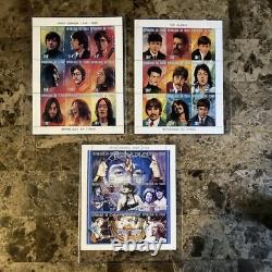 International collectors society stamps Lot Of 32 The Beatles John Lennon