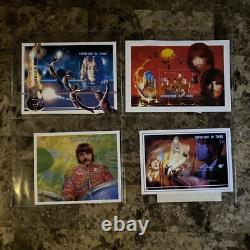 International collectors society stamps Lot Of 32 The Beatles John Lennon