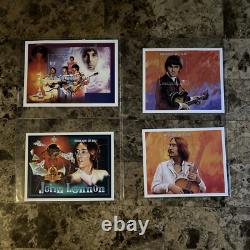 International collectors society stamps Lot Of 32 The Beatles John Lennon
