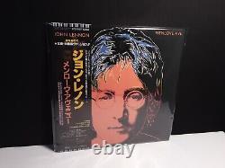 JOHN LENNONMenlove Aue. Lp Japan-Obi-NM Vinyl Beatles Imagine Walls Ono Plastic