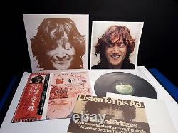 JOHN LENNONWalls And BridgesLp Japan Obi-Japanese Beatles Fish Imagine Poster