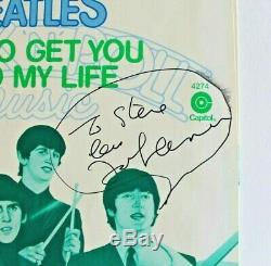 JOHN LENNON Autograph / Signed BEATLES 45 Picture Sleeve 1976