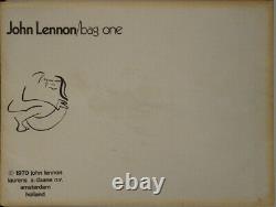 JOHN LENNON BAG ONE Print / Lithograph Laurens A. Daane 1970 LITHOGRAPHS