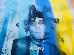 JOHN LENNON BASQUIAT PAINTING MR CLEVER ART banksy brainwash Beatles warhol pop