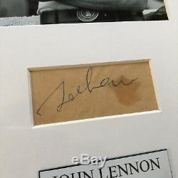 JOHN LENNON BAS Beckett LOA Autograph BED-IN Signature Signed The Beatles
