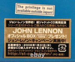 JOHN LENNON Beatles 1st Press Set 2007 JAPAN Mini LP CD's x10 (11 Discs) Sealed