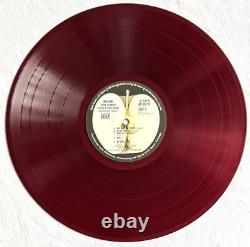 JOHN LENNON (Beatles) -Imagine- Rare Japanese Red Vinyl LP +Insert / Inner Slv