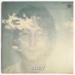 JOHN LENNON (Beatles) -Imagine- Rare Japanese Red Vinyl LP +Insert / Inner Slv