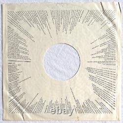 JOHN LENNON (Beatles) -Imagine- Rare Japanese Red Vinyl LP +Insert / Inner Slv