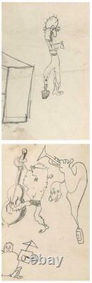 JOHN LENNON DRAWING 1959 BEATLES ART! Ex Christies auctions 21.11.2006