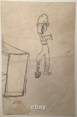 JOHN LENNON DRAWING 1959 BEATLES ART! Ex Christies auctions 21.11.2006
