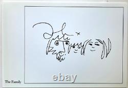 JOHN LENNON Dyansen Gallery Postcards Drawings 1989 Beatles Yoko Bag One