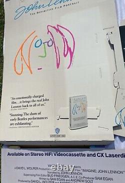 JOHN LENNON IMAGINE 1988 APPLE STANDEE NEW VERY RARE Beatles