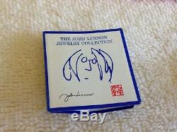 JOHN LENNON IMAGINE THE BEATLES Sterling Silver 925 SIGNED CUFF BRACELET IN BOX