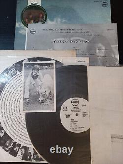 JOHN LENNON Imagine 1971 LP JAPAN FIRST PRESS OBI PROMO COMPLETE Beatles RARE